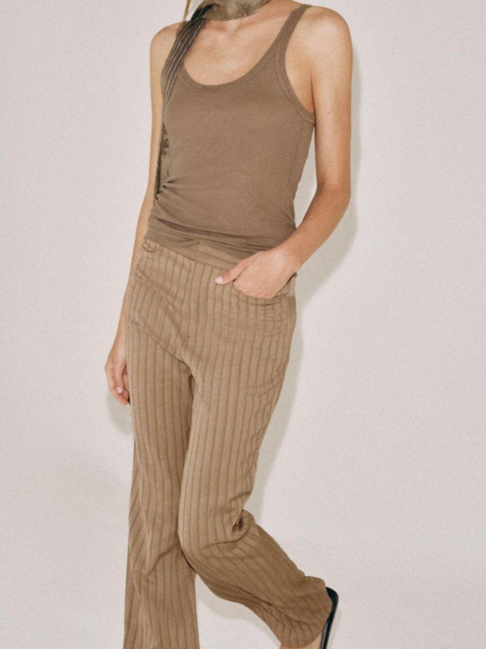 Brand new w tags - ZW COLLECTION STRIPED FLARE PANTS